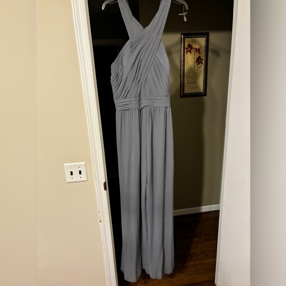 Hayley Paige Jumpsuit Size 14 Gray worn once